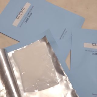 큐템 레이저 마스크 — 5점을 준 리뷰어가 2021년 1월 올린 사용 사진