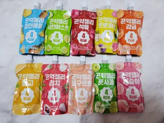 참앤들황토농원 10가지 맛, 입맛대로 스페셜하게~ 가볍게 한 포 땡! 곤약젤리 스페셜 패키지 130ml x 30포 — 5점을 준 리뷰어가 2022년 12월 올린 사용 사진