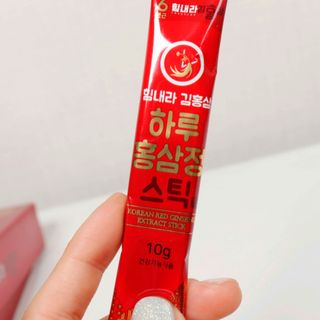 힘내라김홍삼 하루홍삼정스틱 10g x 30포 — 5점을 준 리뷰어가 2021년 5월 올린 사용 사진