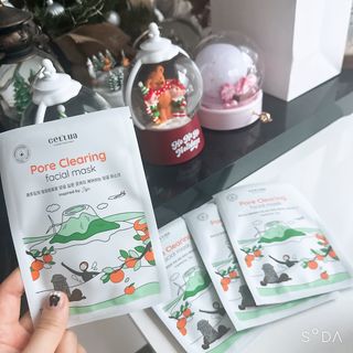 세뚜아(Cettua) 나우[세뚜아] 포어 클리어링 마스크 Cettua Pore Clearing facial mask 4매 — 4점을 준 리뷰어가 2024년 2월 올린 사용 사진