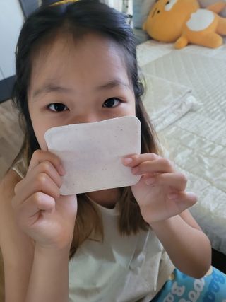 디어엘로디 오가닉 무표백 건티슈 — 5점을 준 리뷰어가 2022년 9월 올린 사용 사진