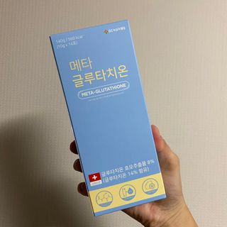 메타웰빙 GC녹십자웰빙 메타 글루타치온 — 3.5점을 준 리뷰어가 2022년 9월 올린 사용 사진
