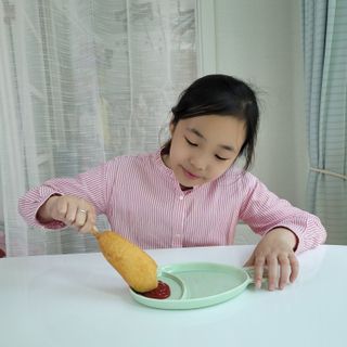 오마뎅 한우핫도그 — 5점을 준 리뷰어가 2021년 5월 올린 사용 사진