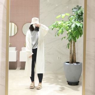 [스테이피플] STAYPEOPLE BUCKET HAT (IVORY) — 4점을 준 리뷰어가 2022년 9월 올린 사용 사진