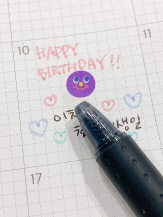 리훈 2023년 아이라이크 모눈 다이어리 미니달력 세트 — 5점을 준 리뷰어가 2022년 11월 올린 사용 사진