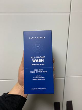 블랙페블 올인원 워시 쿨 웨이브 500ml — 5점을 준 리뷰어가 2021년 4월 올린 사용 사진