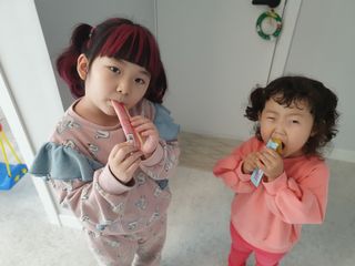다나음 셀렌에 빠진 아연면역젤리 열대과일맛+사과맛 — 5점을 준 리뷰어가 2021년 2월 올린 사용 사진