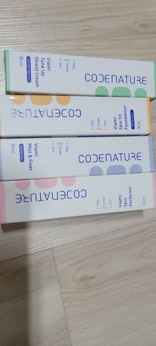 코드네이처 비아미 퍼펙트 케어 4종 — 4점을 준 리뷰어가 2021년 10월 올린 사용 사진