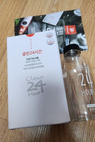 클린24시간 1BOX(5포) + 전용보틀(500ml) — 4.5점을 준 리뷰어가 2023년 5월 올린 사용 사진
