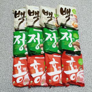 [풀무원] 자연은맛있다 정면, 백면, 홍면  세트 — 5점을 준 리뷰어가 2021년 4월 올린 사용 사진