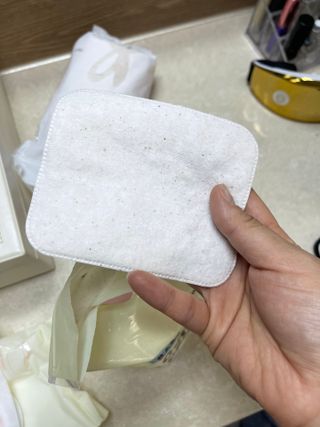 디어엘로디 오가닉 무표백 건티슈 — 5점을 준 리뷰어가 2022년 9월 올린 사용 사진