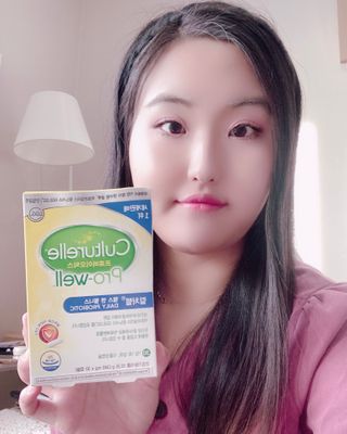 컬처렐 LGG 유산균 헬스앤웰니스 1개월분 — 5점을 준 리뷰어가 2021년 2월 올린 사용 사진
