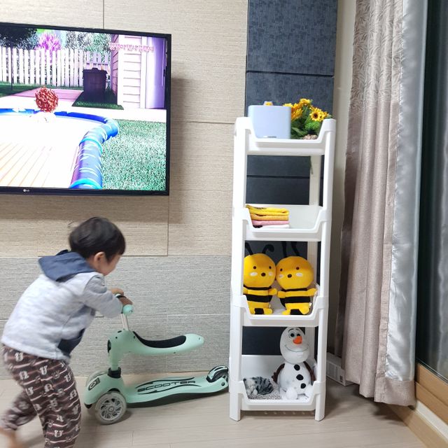 [블랑 다용도 선반 2단, 3단, 4단] 똑똑한 정리 수납 리뷰 사진