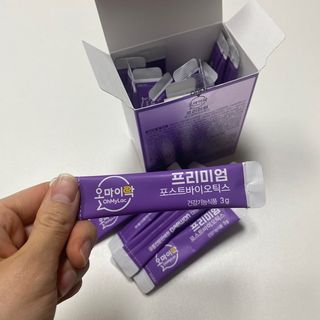 [유산균] 오마이락 프리미엄 포스트바이오틱스 30P — 5점을 준 리뷰어가 2022년 11월 올린 사용 사진
