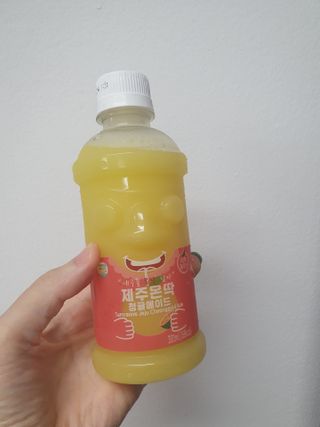 탐라원 제주의 맛, 몬딱주스 4종세트 - 한라봉몬딱주스, 천혜향몬딱주스, 청귤에이드, 당근몬딱주스 — 5점을 준 리뷰어가 2021년 7월 올린 사용 사진