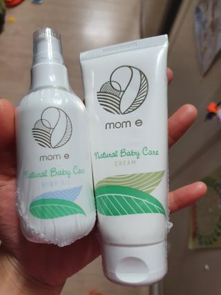 mom e 맘이 내추럴 베이비 케어 크림+바디오일 — 4.5점을 준 리뷰어가 2021년 1월 올린 사용 사진