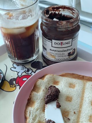 도이퉁 마카다미아 스프레드 200g 오리지널 초콜릿 — 3.5점을 준 리뷰어가 2021년 3월 올린 사용 사진