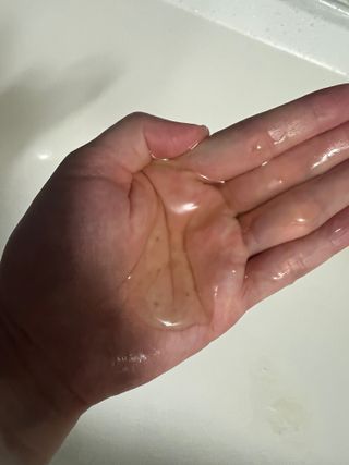 디어미어 맥주효모 샴푸 500ml — 5점을 준 리뷰어가 2022년 8월 올린 사용 사진