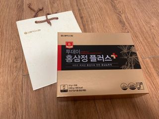 서울약사신협_투데이홍삼정플러스스틱_10g x 30포 — 4점을 준 리뷰어가 2021년 6월 올린 사용 사진