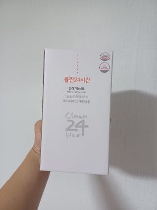 클린24시간 1BOX(5포) + 전용보틀(500ml) — 5점을 준 리뷰어가 2022년 10월 올린 사용 사진