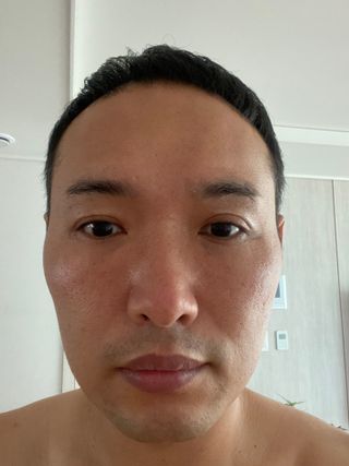 산수시 일루미네이팅 펄 영양 다크서클 스틱 아이 크림 케어 15ml — 5점을 준 리뷰어가 2021년 6월 올린 사용 사진