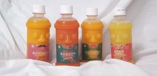 탐라원 제주의 맛, 몬딱주스 4종세트 - 한라봉몬딱주스, 천혜향몬딱주스, 청귤에이드, 당근몬딱주스 — 5점을 준 리뷰어가 2021년 8월 올린 사용 사진