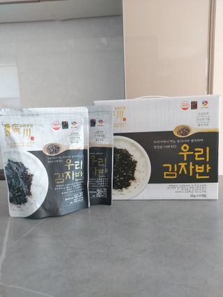 광천우리맛김 우리집밥도둑 맛있는광천김 우리김자반 50g 5봉 — 5점을 준 리뷰어가 2021년 11월 올린 사용 사진