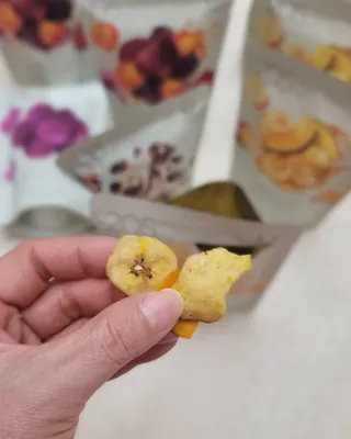 딜라이트 프로젝트 원물칩 5종 9ea(고구마칩, 자색고마칩, 느타리버섯칩, 비트 믹스칩, 단호박 믹스칩) — 5점을 준 리뷰어가 2022년 4월 올린 사용 사진