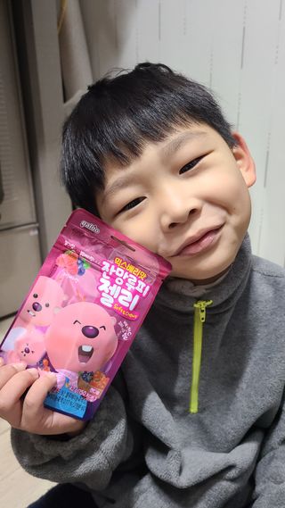 [팔도] 잔망루피젤리 믹스베리맛 42g 8개 — 5점을 준 리뷰어가 2022년 1월 올린 사용 사진