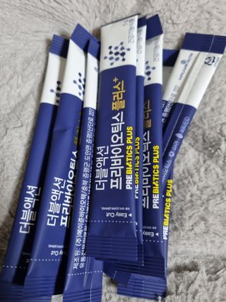 메이준뉴트리 더블액션 프리바이오틱스 플러스+ — 5점을 준 리뷰어가 2021년 4월 올린 사용 사진