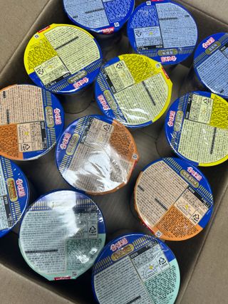 NISSIN 닛신 컵누들  4종 - 씨푸드오리지날, 씨푸드 스파이시, 씨푸드 커리, 씨푸드 XO소스 — 4점을 준 리뷰어가 2022년 11월 올린 사용 사진