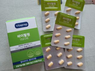 뉴트리션팩토리 비타프렙 바이탈원 종합비타민 멀티비타민 600mg — 5점을 준 리뷰어가 2021년 10월 올린 사용 사진