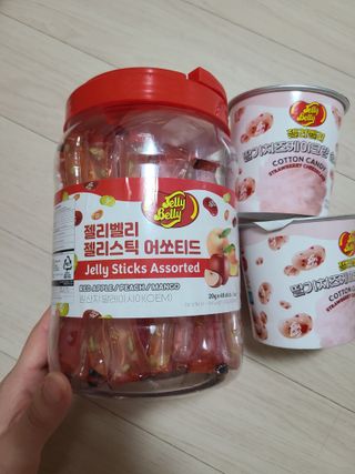 젤리벨리 젤리스틱 어쏘티드 900g — 4점을 준 리뷰어가 2022년 9월 올린 사용 사진