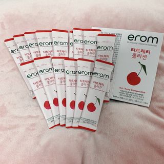 이롬 erom 타트체리 콜라겐 — 3.5점을 준 리뷰어가 2021년 3월 올린 사용 사진