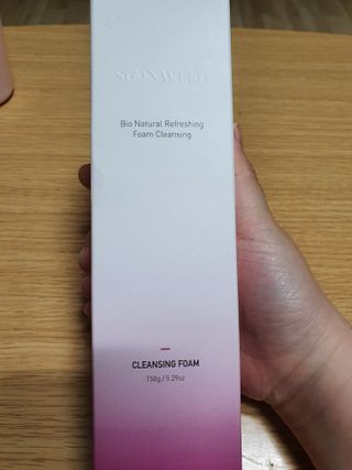SOONWITH 바이오 내추럴 리프레싱 폼클렌징 — 4점을 준 리뷰어가 2021년 3월 올린 사용 사진