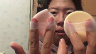 젤리팜 마이크로셀 실리콘퍼프 피치,오렌지 — 5점을 준 리뷰어가 2021년 11월 올린 사용 사진