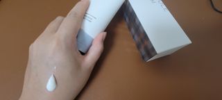 [크리스앤릴리] 애플 그래뉼 클렌징폼 — 5점을 준 리뷰어가 2022년 9월 올린 사용 사진