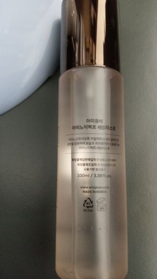 아미퓨어 아미노이펙트 세럼미스트 피부에 착 붙는 고보습 수분충전 간편 휴대 안개분사 속건조를 위한 꿀템 — 5점을 준 리뷰어가 2021년 7월 올린 사용 사진