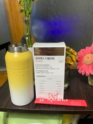 [큐라에스] 최신 다이어트 원료! 6중 기능성 더블컷팅 126g(2주일 분) — 5점을 준 리뷰어가 2023년 12월 올린 사용 사진