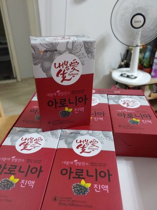 서울약사신협_내몸애생발란스아로니아_70ml x 30포 — 5점을 준 리뷰어가 2021년 6월 올린 사용 사진
