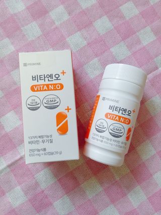 프리마인 성큼다가온 봄, 이너뷰티를 챙겨야 피부도 화사하게, 컨디션도 활기차게. 흡수율을 높인 고효율 비타민. — 5점을 준 리뷰어가 2022년 4월 올린 사용 사진