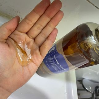 와프랩 운동하는 여성을 위한 더블유 미세먼지 세정 천연유래 약산성 바디워시 — 5점을 준 리뷰어가 2022년 4월 올린 사용 사진