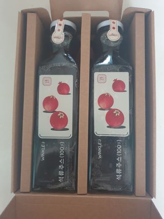 [바이윙클] 페르시아 유기농 석류 착즙주스 750ml 2병 + 선물박스 세트 — 5점을 준 리뷰어가 2022년 2월 올린 사용 사진