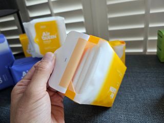 에어퀸 뉴브레스 유기농 생리대 4종 (팬티라이너 20P + 중형 10P + 대형 10P + 오버나이트 8P)_체험단 — 5점을 준 리뷰어가 2024년 6월 올린 사용 사진