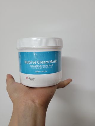 약손명가코스메틱 에오스보떼 뉴트리브 크림 마스크 솔트 500ml — 5점을 준 리뷰어가 2022년 1월 올린 사용 사진