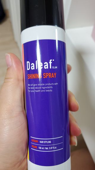 달리프 글램 샤이닝 스프레이 150ml — 5점을 준 리뷰어가 2021년 1월 올린 사용 사진