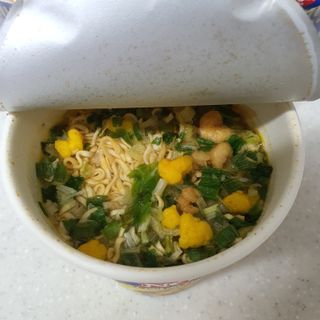 NISSIN 닛신 컵누들  4종 - 씨푸드오리지날, 씨푸드 스파이시, 씨푸드 커리, 씨푸드 XO소스 — 5점을 준 리뷰어가 2022년 2월 올린 사용 사진