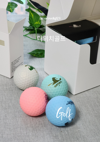 더위치골프(thewitchgolf) 프리미엄 골프 공 더위치골프 매트 펄 컬러의 3피스볼 더위치골프 골프볼 선물세트 — 5점을 준 리뷰어가 2023년 9월 올린 사용 사진