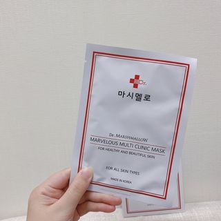 닥터마시멜로 마블러스 멀티 클리닉 마스크 — 5점을 준 리뷰어가 2021년 4월 올린 사용 사진