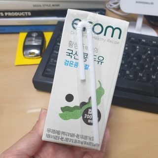 이롬 erom 황성주박사의 국산콩 두유 검은콩 고칼슘 — 5점을 준 리뷰어가 2020년 12월 올린 사용 사진